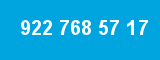 922 768 57 17 922 768 57 17